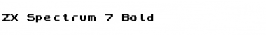 Download ZX Spectrum7 Bold Font Download ZX Spectrum7 Bold Font
