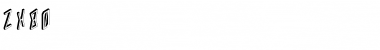 Download ZX80 Font Download ZX80 Font