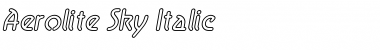 Download Aerolite Sky Italic Font Download Aerolite Sky Italic Font