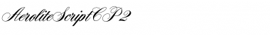 Download AeroliteScriptCP2 Font Download AeroliteScriptCP2 Font