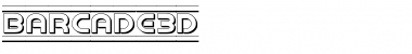 Download Barcade 3D Font Download Barcade 3D Font
