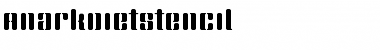 Download Anark Diet Stencil Font Download Anark Diet Stencil Font