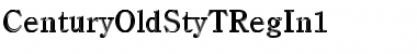 Download CenturyOldStyTRegIn1 Font Download CenturyOldStyTRegIn1 Font