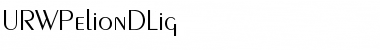 Download URWPelionDLig Font Download URWPelionDLig Font