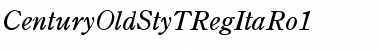 Download CenturyOldStyTRegItaRo1 Font Download CenturyOldStyTRegItaRo1 Font