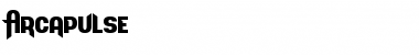 Download Arcapulse Font Download Arcapulse Font