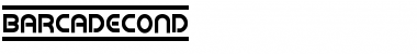 Download Barcade Condensed Font Download Barcade Condensed Font