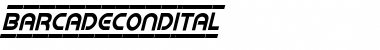 Download Barcade Condensed Italic Font Download Barcade Condensed Italic Font