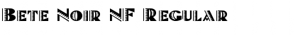 Download Bete Noir NF Font Download Bete Noir NF Font