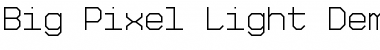 Download Big Pixel Light Demo Font Download Big Pixel Light Demo Font
