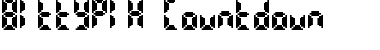 Download Bittypix Countdown Font Download Bittypix Countdown Font