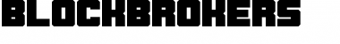 Download Blockbrokers Font Download Blockbrokers Font