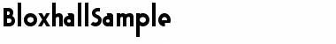 Download Bloxhall Sample Font Download Bloxhall Sample Font