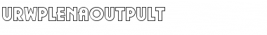 Download URWPlenaOutPUlt Font Download URWPlenaOutPUlt Font