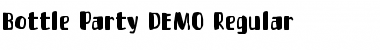 Download Bottle Party DEMO Font Download Bottle Party DEMO Font