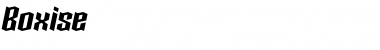 Download Boxise Font Download Boxise Font