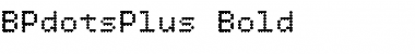 Download BPdotsPlus Font Download BPdotsPlus Font