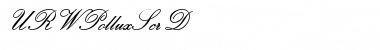 Download URWPolluxScrD Font Download URWPolluxScrD Font