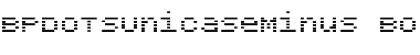 Download BPdotsUnicaseMinus Font Download BPdotsUnicaseMinus Font