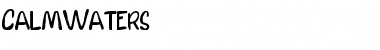 Download Calm Waters Font Download Calm Waters Font