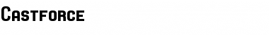 Download Castforce Font Download Castforce Font