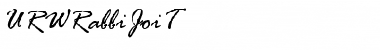 Download URWRabbiJoiT Font Download URWRabbiJoiT Font