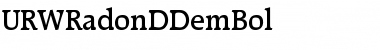 Download URWRadonDDemBol Font Download URWRadonDDemBol Font