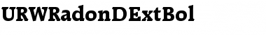 Download URWRadonDExtBol Font Download URWRadonDExtBol Font