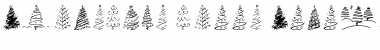 Download Christmas Trees Celebration Font Download Christmas Trees Celebration Font