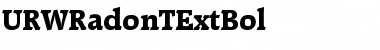Download URWRadonTExtBol Font Download URWRadonTExtBol Font