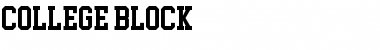 Download College Block Font Download College Block Font