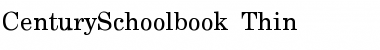 Download CenturySchoolbook-Thin Font Download CenturySchoolbook-Thin Font