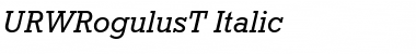 Download URWRogulusT Font Download URWRogulusT Font
