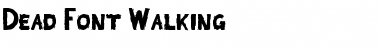 Download Dead Font Walking Font Download Dead Font Walking Font