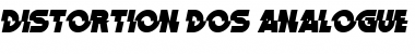 Download Distortion Dos Analogue Font Download Distortion Dos Analogue Font