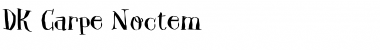 Download DK Carpe Noctem Font Download DK Carpe Noctem Font