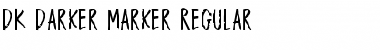 Download DK Darker Marker Font Download DK Darker Marker Font