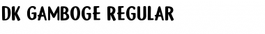 Download DK Gamboge Font Download DK Gamboge Font
