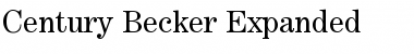 Download Century Becker Expanded Font Download Century Becker Expanded Font