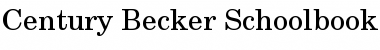 Download Century Becker Schoolbook Font Download Century Becker Schoolbook Font