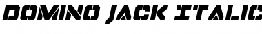 Download Domino Jack Italic Font Download Domino Jack Italic Font
