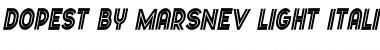 Download Dopest by MARSNEV Font Download Dopest by MARSNEV Font