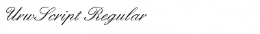Download UrwScript Font Download UrwScript Font