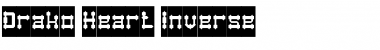 Download Drako Heart-Inverse Font Download Drako Heart-Inverse Font