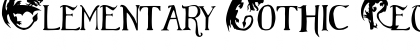 Download Elementary Gothic Font Download Elementary Gothic Font