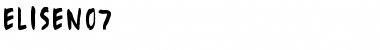 Download EliseNo7 Font Download EliseNo7 Font