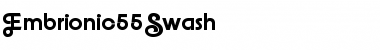 Download Embrionic55Swash Font Download Embrionic55Swash Font