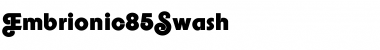 Download Embrionic85Swash Font Download Embrionic85Swash Font