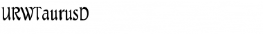 Download URWTaurusD Font Download URWTaurusD Font