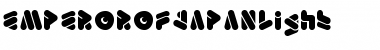 Download EMPEROR OF JAPAN-Light Font Download EMPEROR OF JAPAN-Light Font